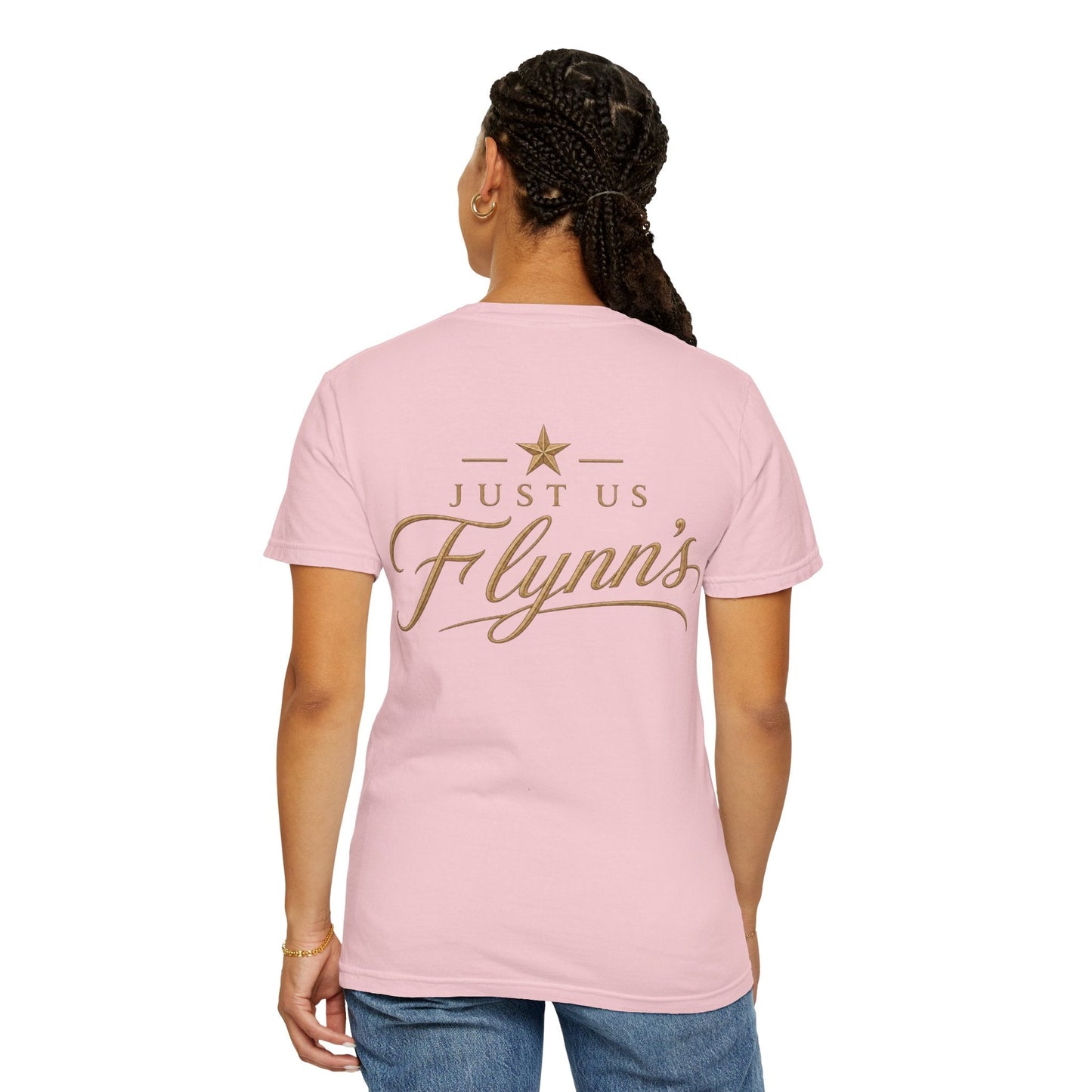 Just Us Flynns Front/Back Logo T-Shirt - Just Us Flynn’s