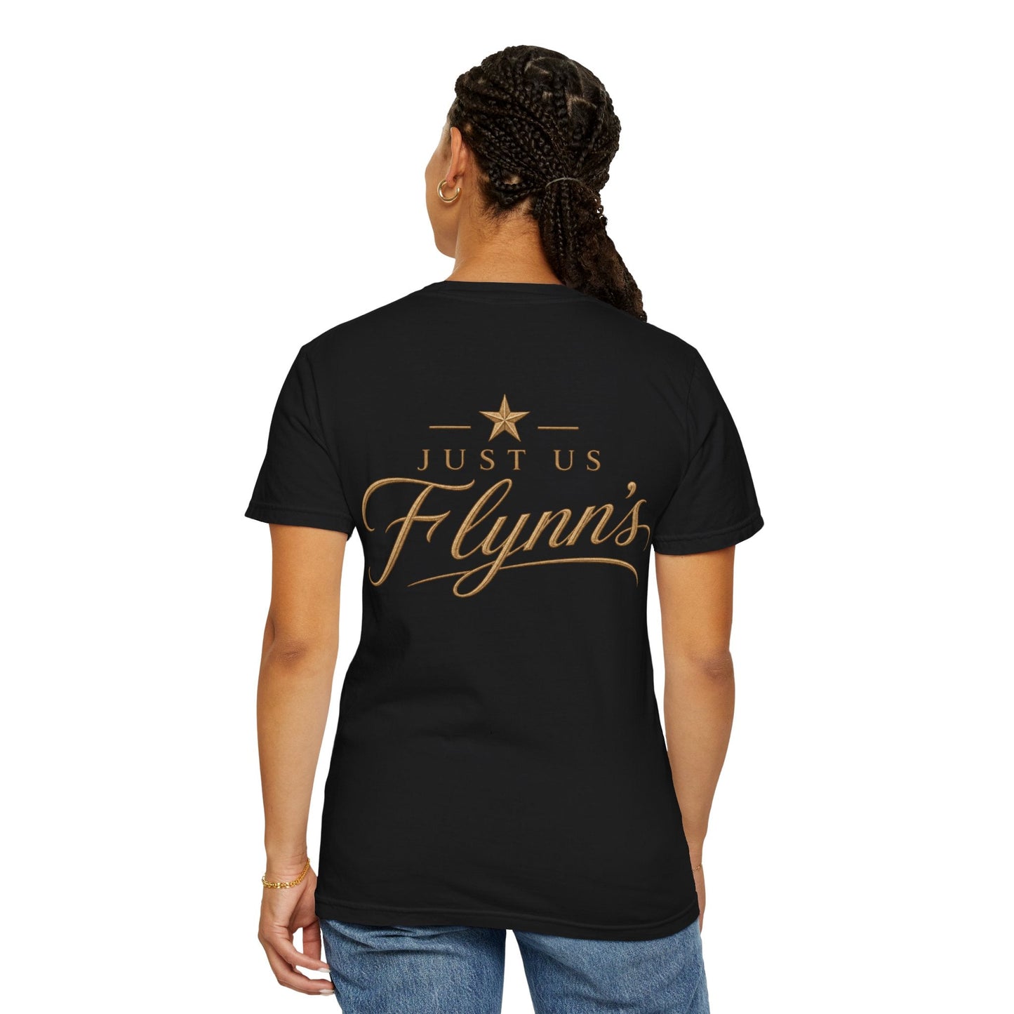 Just Us Flynns Front/Back Logo T-Shirt - Just Us Flynn’s