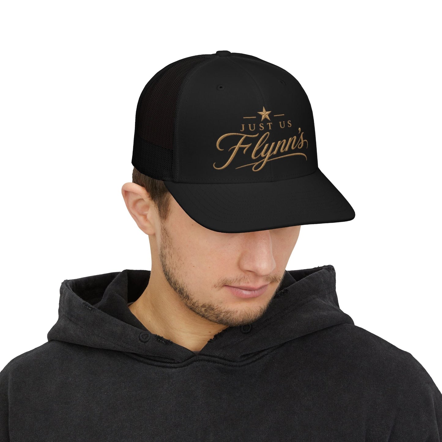 Just Us Flynns Logo Trucker Cap - Just Us Flynn’s