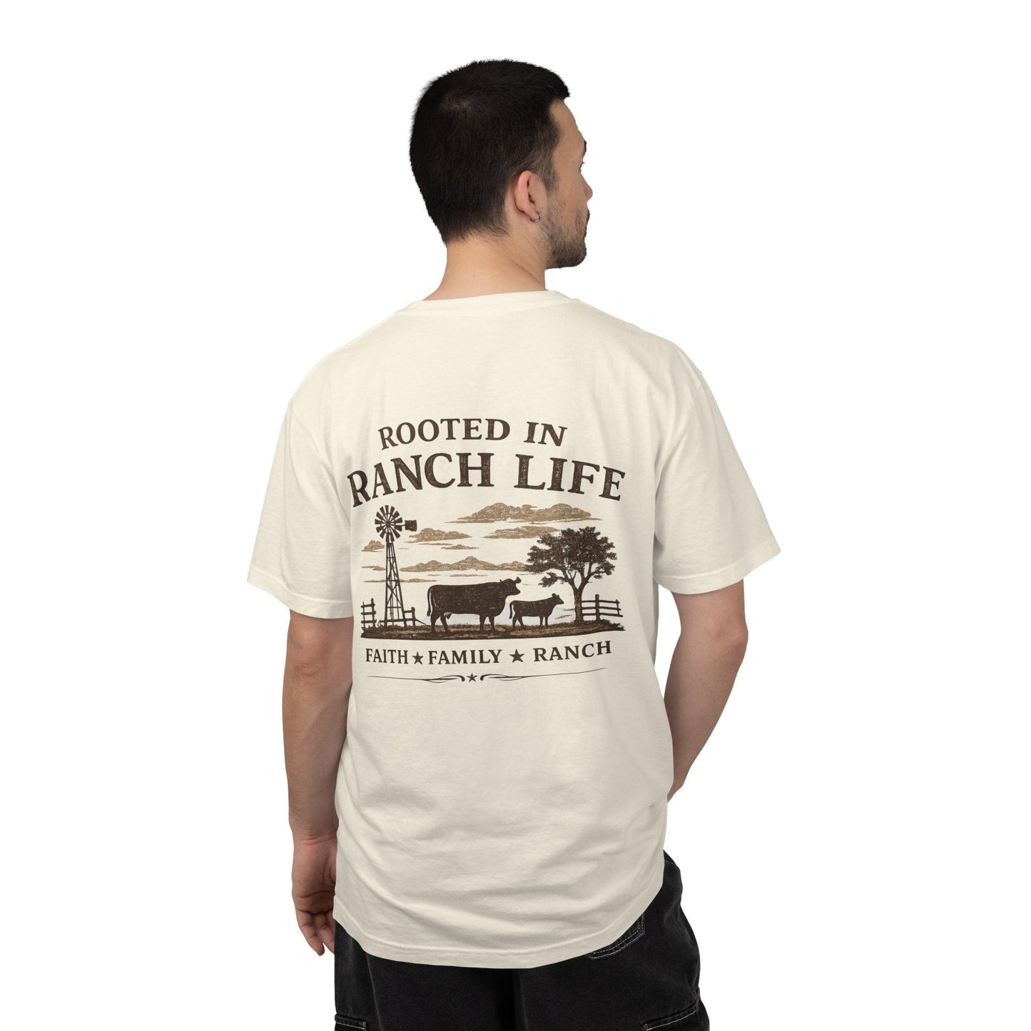 Rooted In Ranch Life Front/Back T-Shirt - Just Us Flynn’s