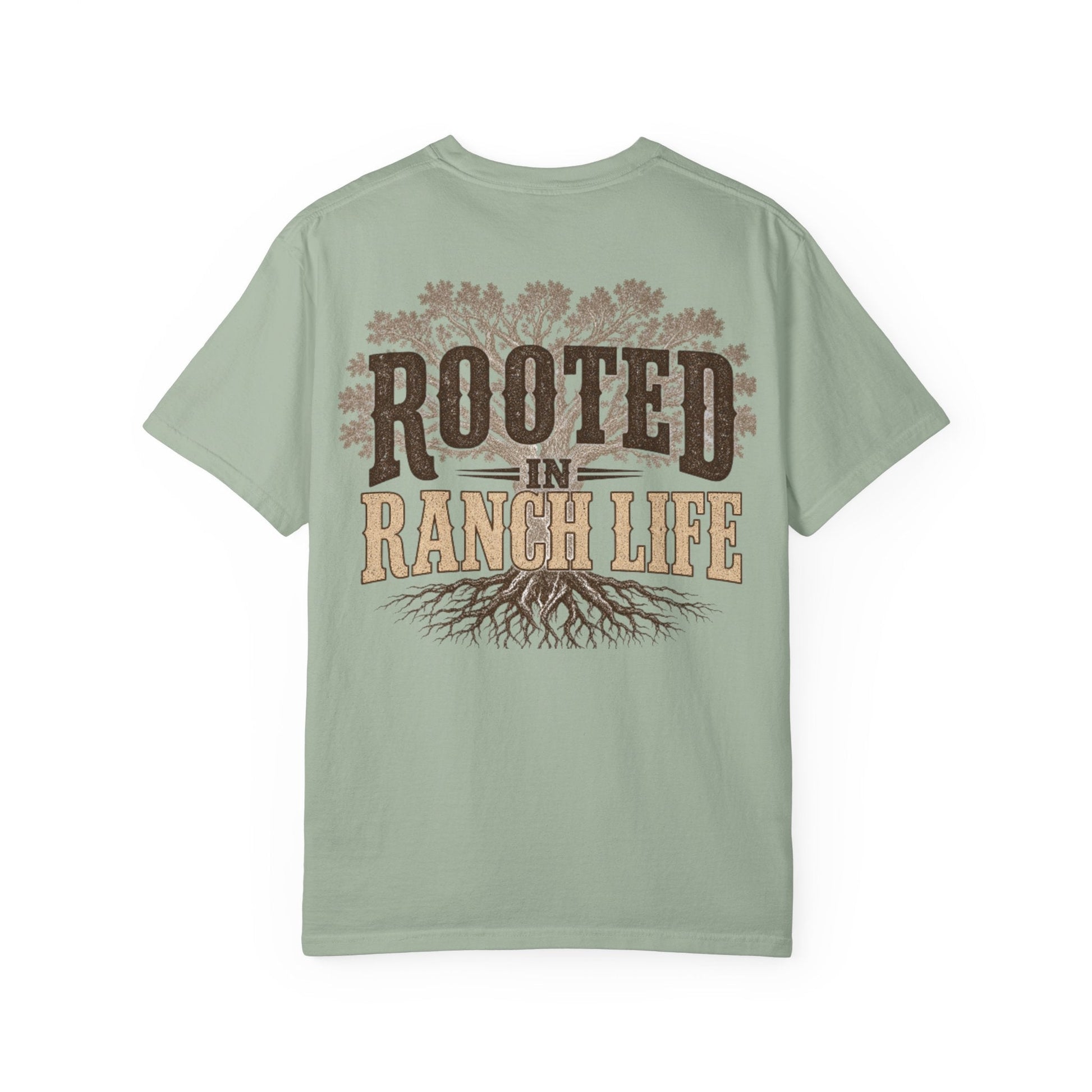 Rooted in Ranch Life Front/Back T-Shirt - Just Us Flynn’s