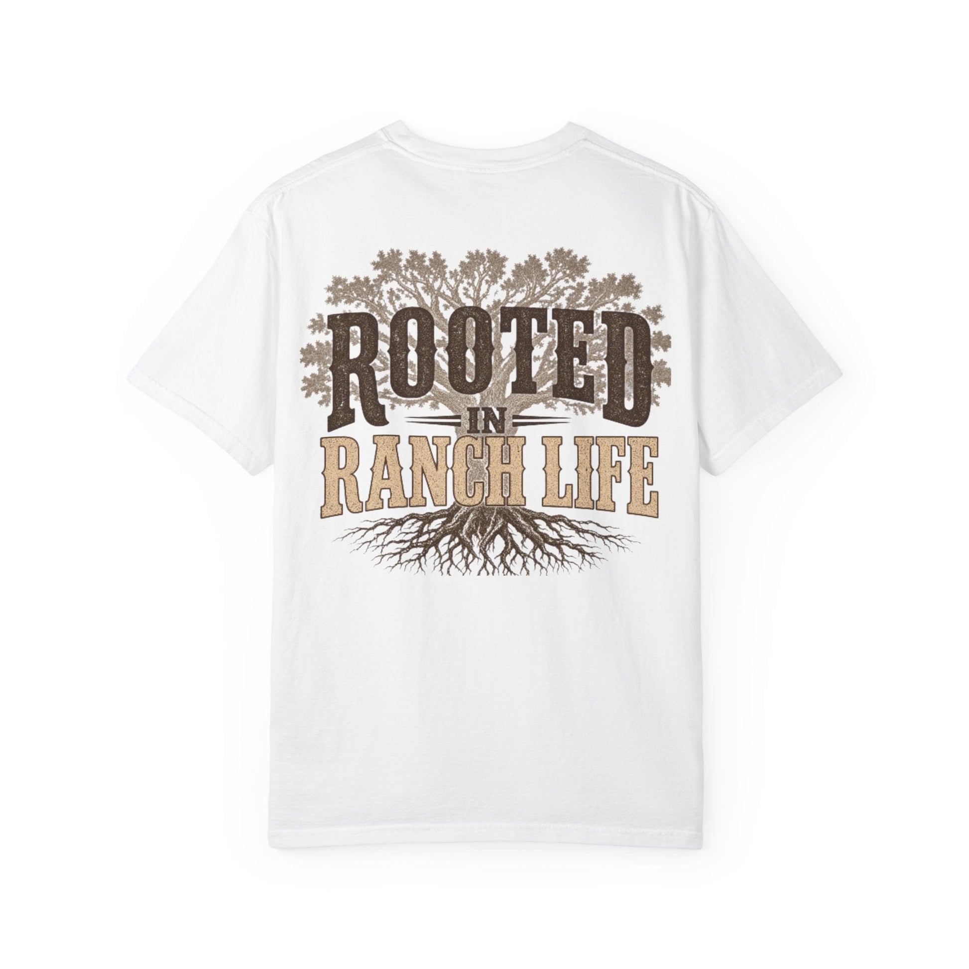 Rooted in Ranch Life Front/Back T-Shirt - Just Us Flynn’s
