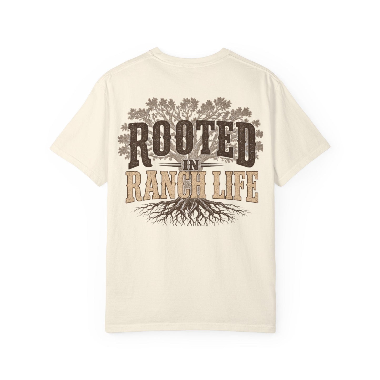 Rooted in Ranch Life Front/Back T-Shirt - Just Us Flynn’s