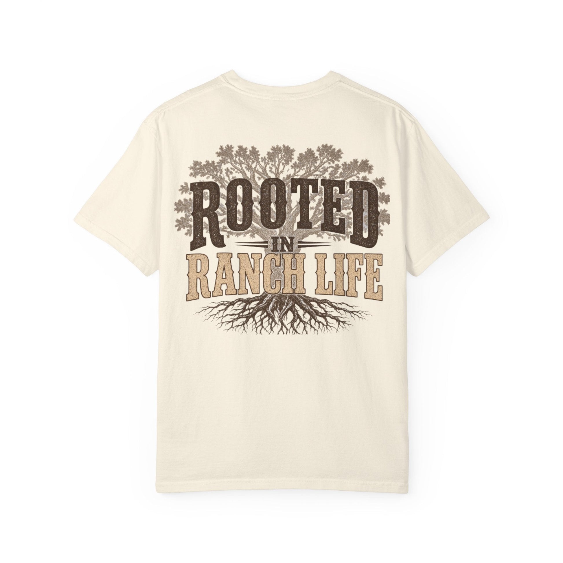 Rooted in Ranch Life Front/Back T-Shirt - Just Us Flynn’s