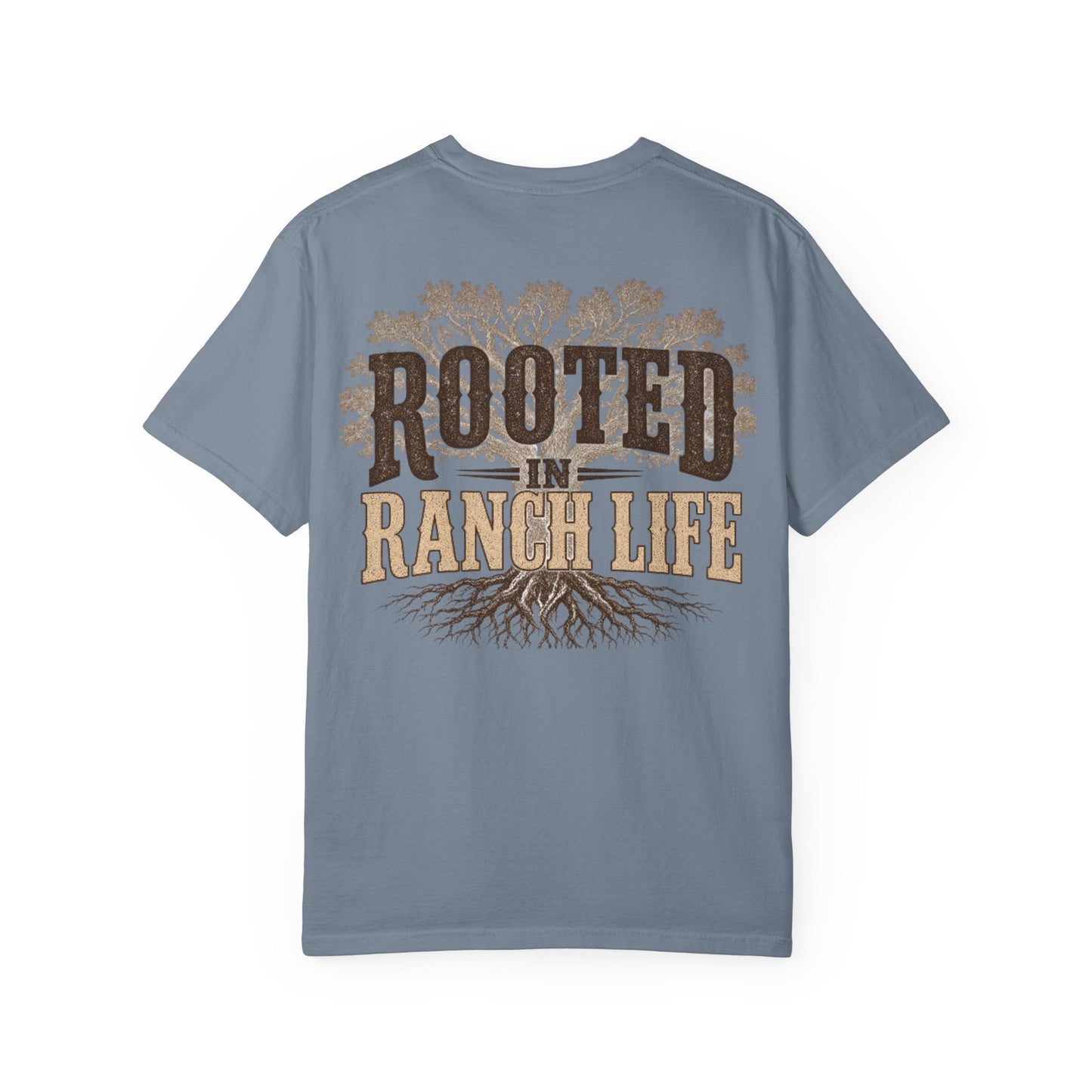 Rooted in Ranch Life Front/Back T-Shirt - Just Us Flynn’s