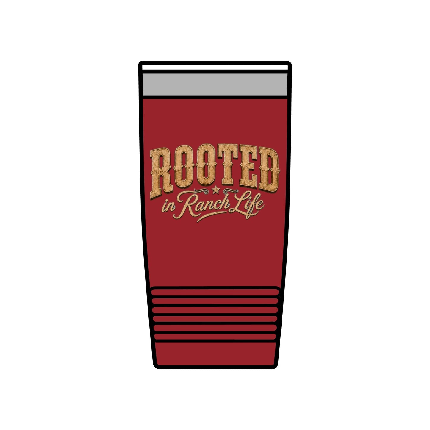 Rooted in Ranch Life Insulated Tumbler - Just Us Flynn’s
