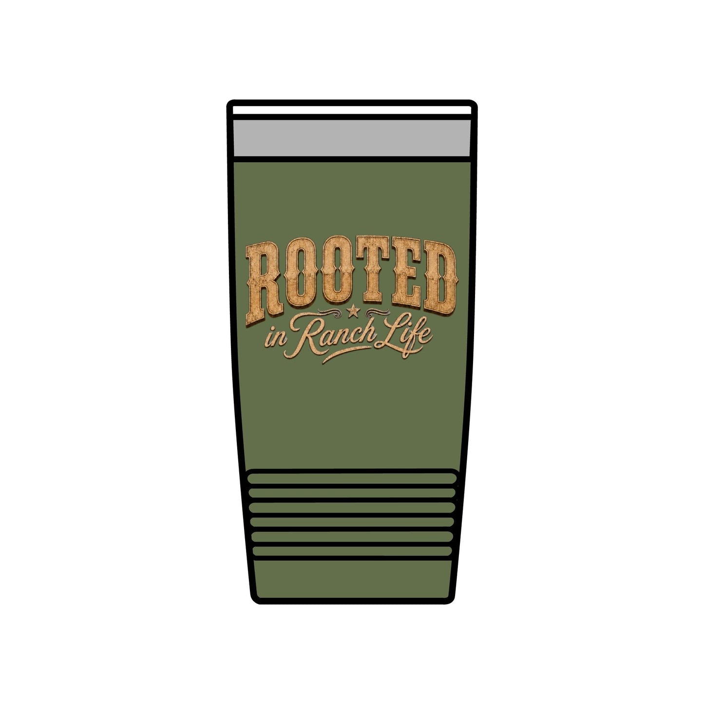 Rooted in Ranch Life Insulated Tumbler - Just Us Flynn’s