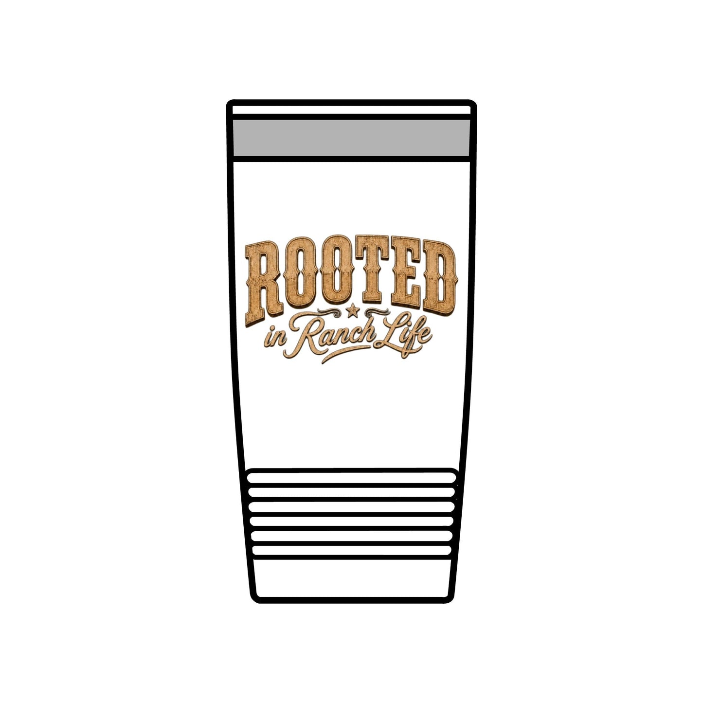 Rooted in Ranch Life Insulated Tumbler - Just Us Flynn’s