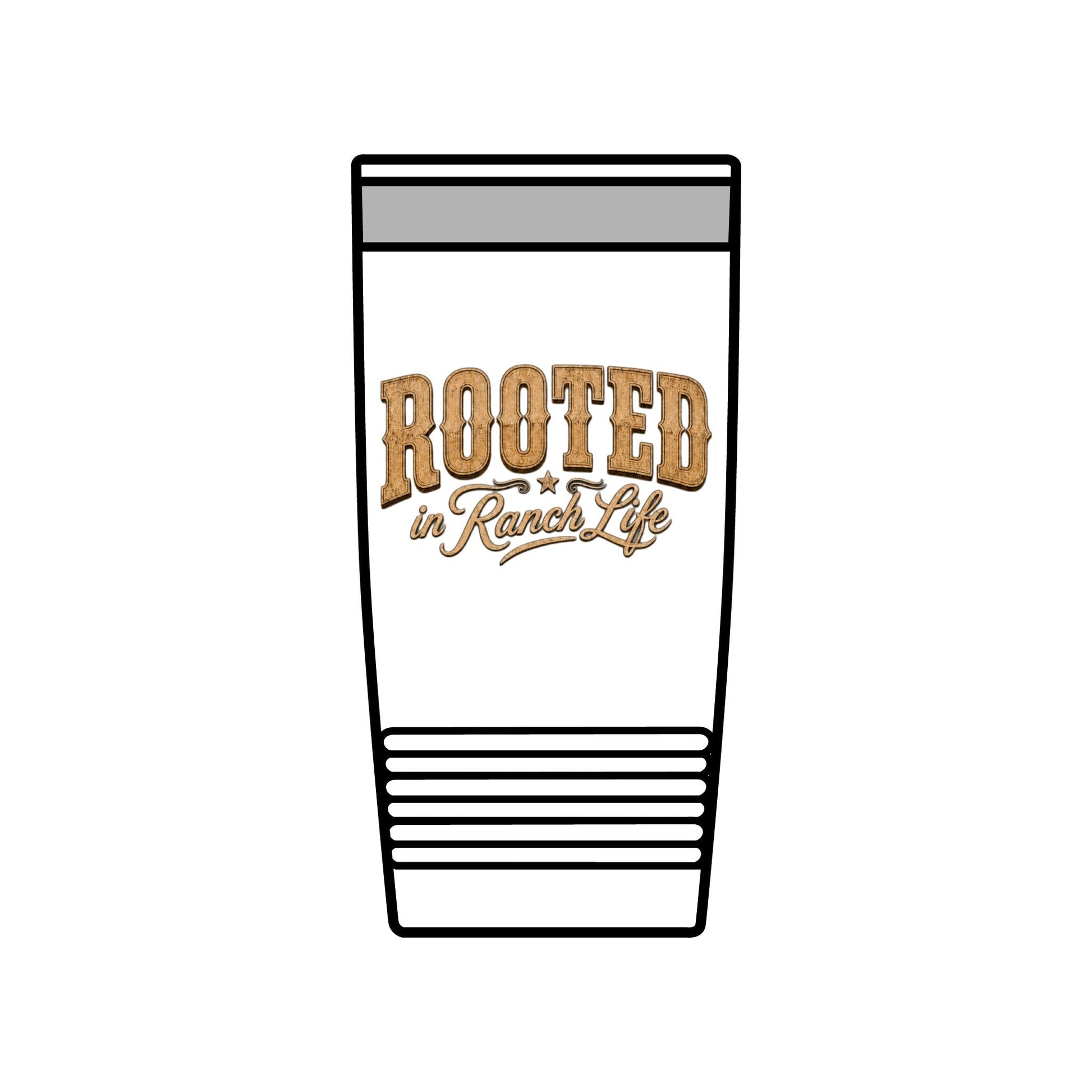 Rooted in Ranch Life Insulated Tumbler - Just Us Flynn’s