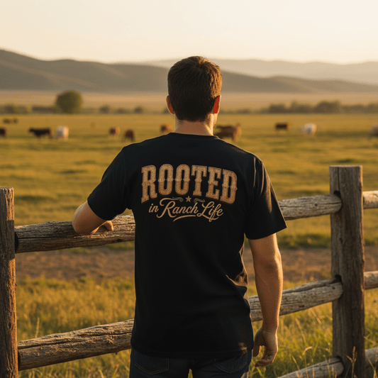 Rooted in Ranch Life T-Shirt - Just Us Flynn’s