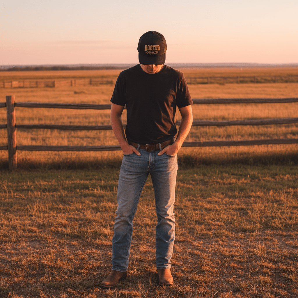 Rooted in Ranch Life Trucker Cap - Just Us Flynn’s