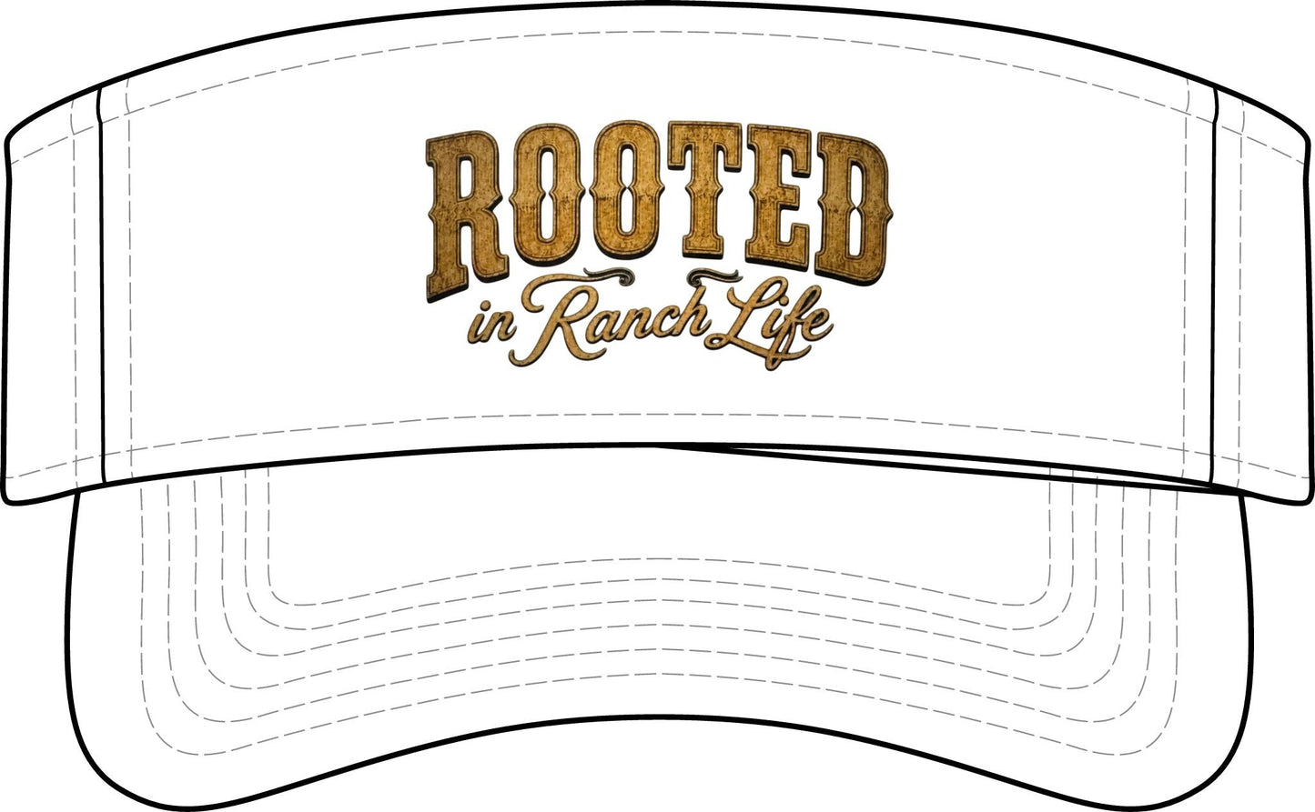 Rooted in Ranch Life Visor - Just Us Flynn’s