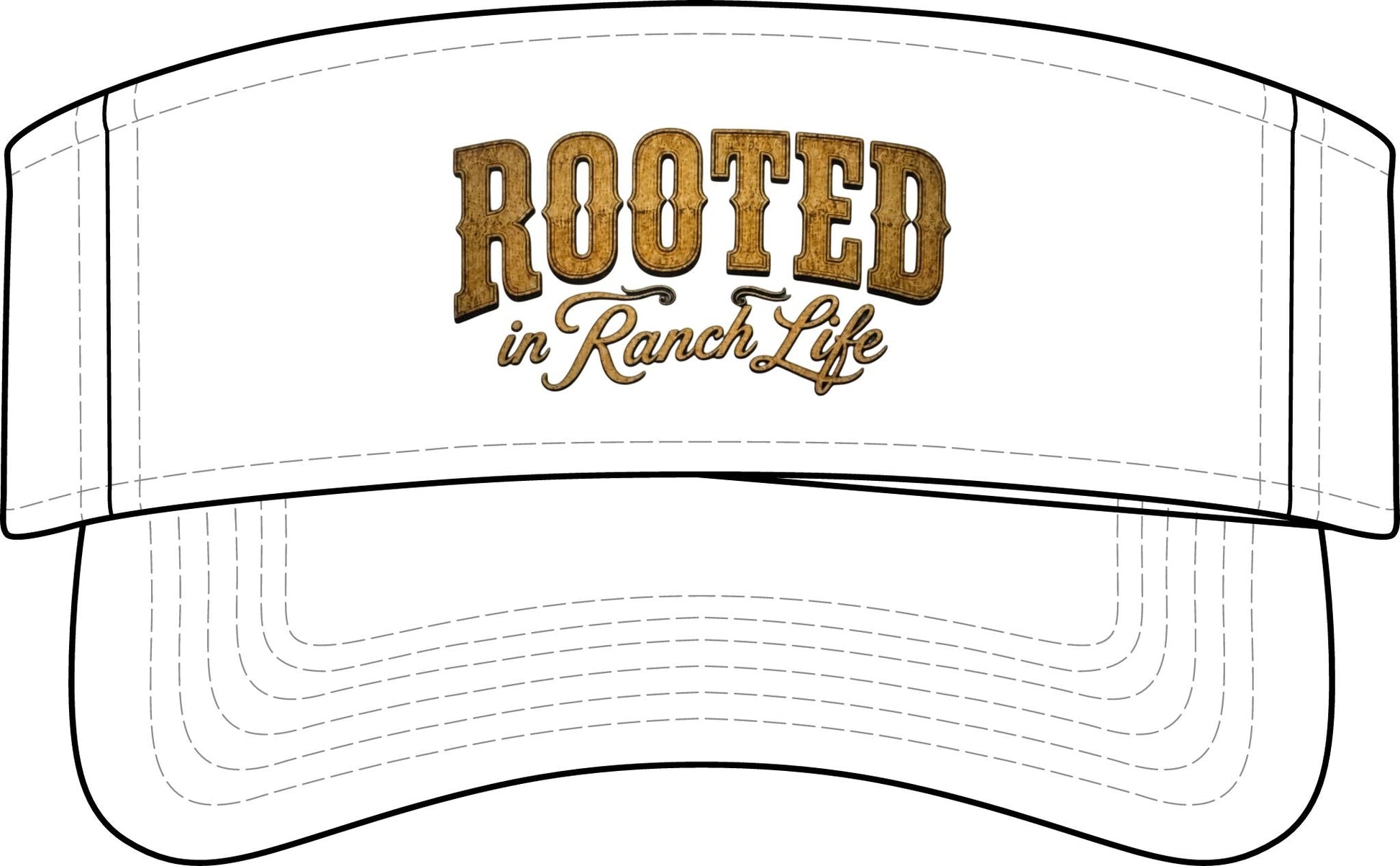 Rooted in Ranch Life Visor - Just Us Flynn’s