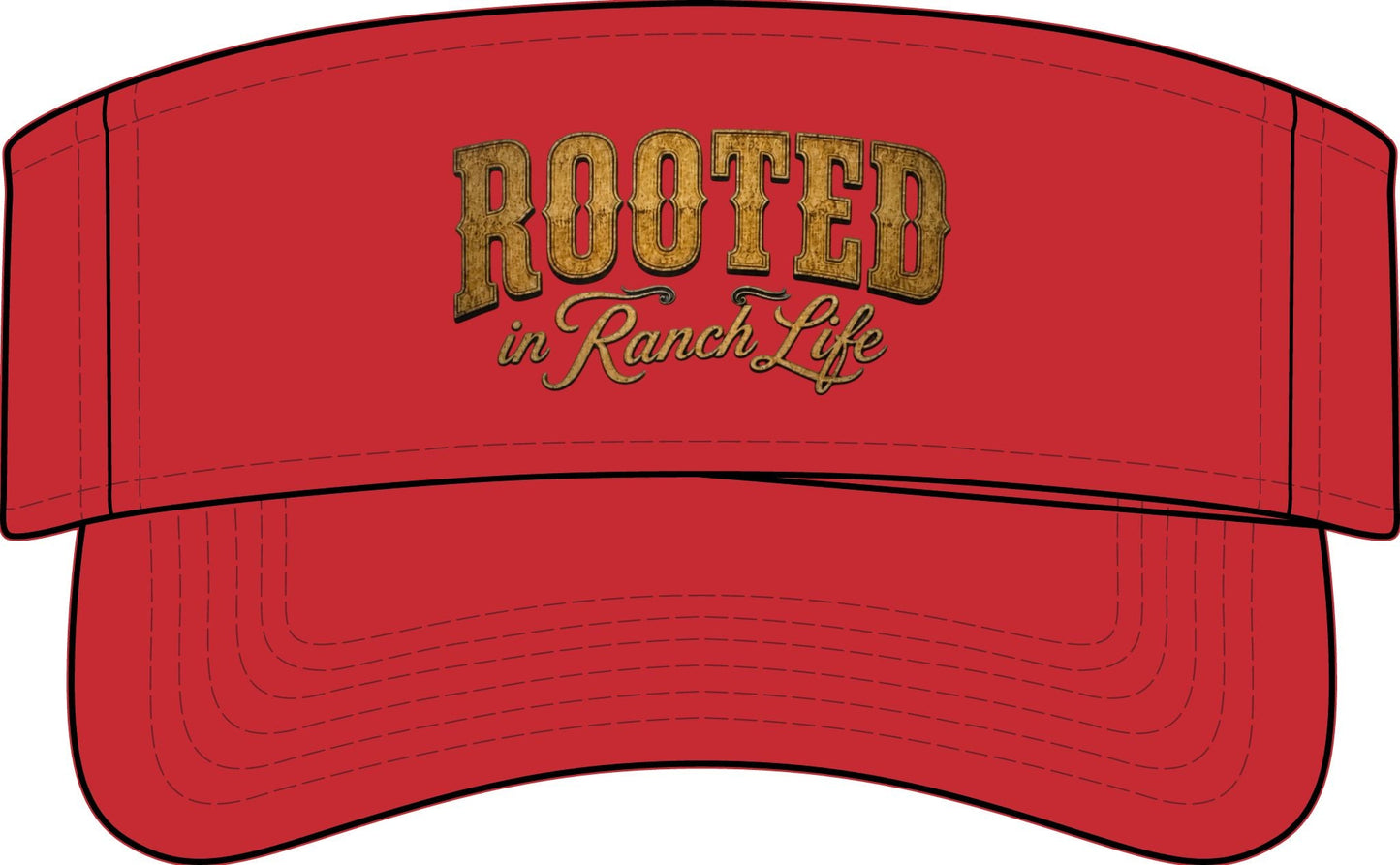 Rooted in Ranch Life Visor - Just Us Flynn’s