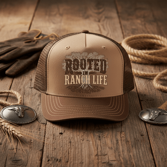 Rooted Ranch Life Trucker Hat - Just Us Flynn’s